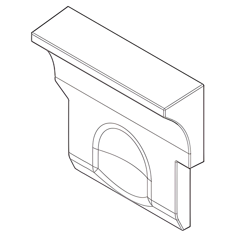 Plaque arrière Alutec 2 MCZ PHILO|Ulma AB