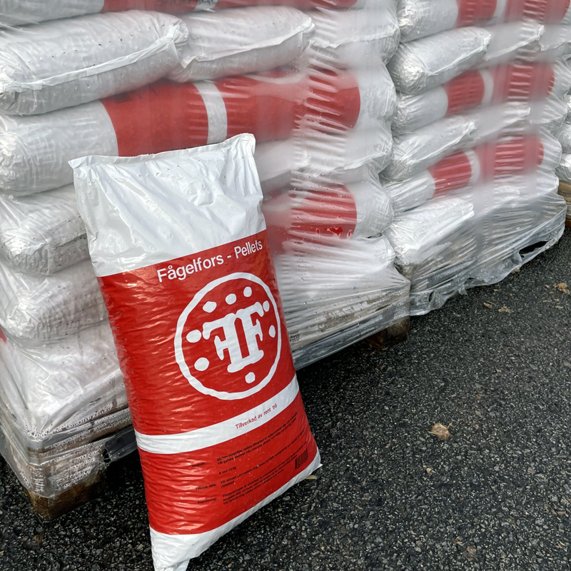 Pellets auf Palette 6 mm, 10 kg Säcke - Lieferung nach Hause - Fågelfors|Ulma AB
