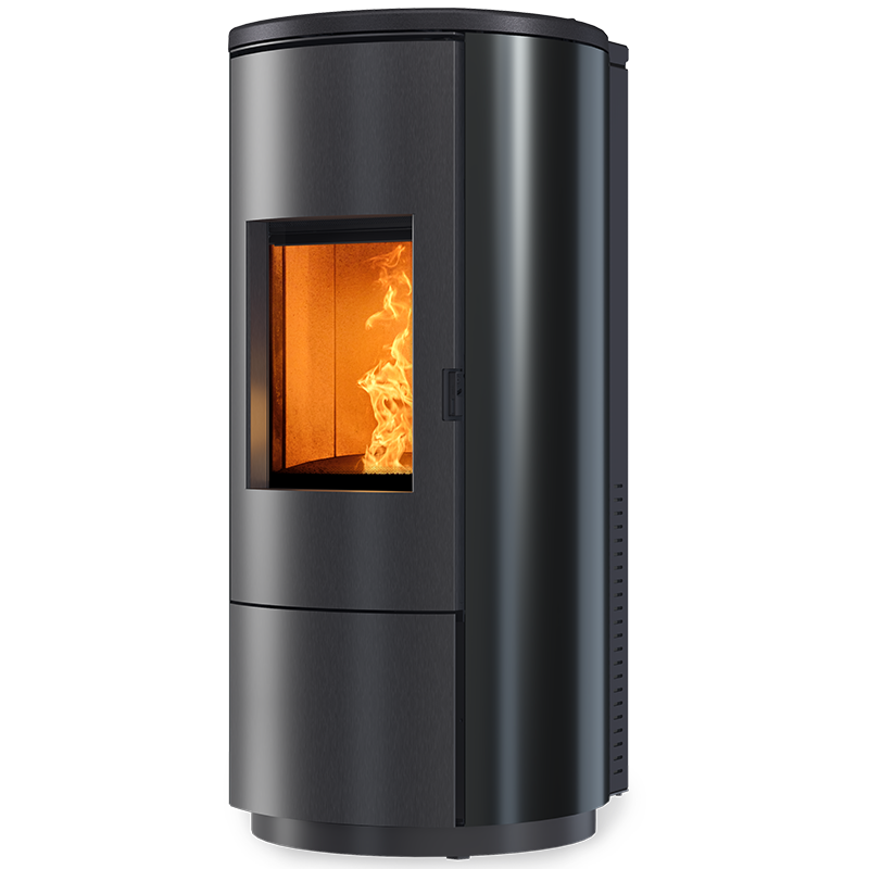 Pelletskamin Nobis A10 Round Steel|Ulma AB