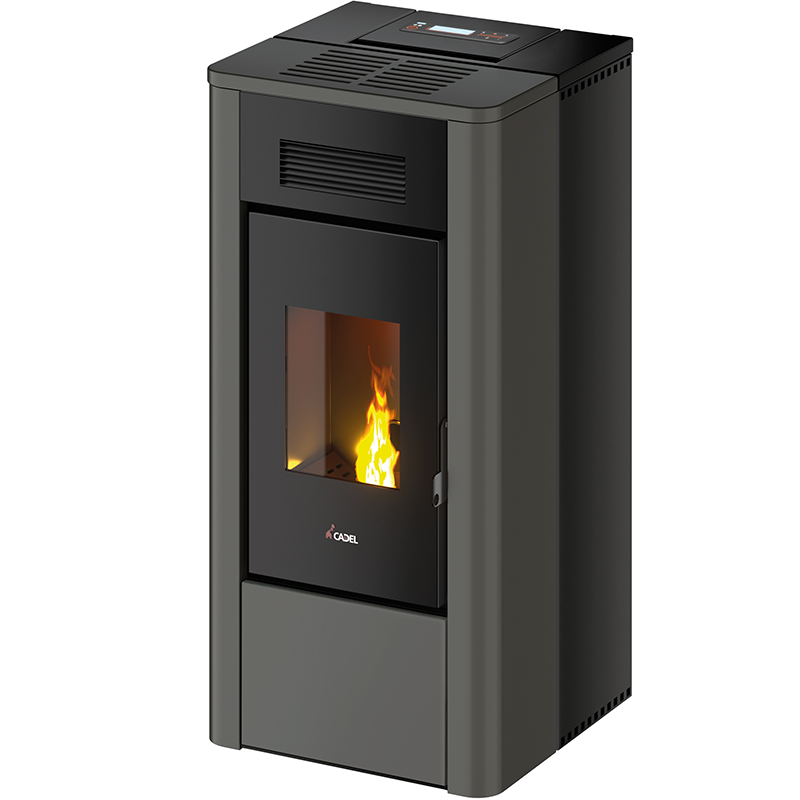 Energieeffizienter und wasserummantelter Pelletofen ohne Schornstein von Ulma