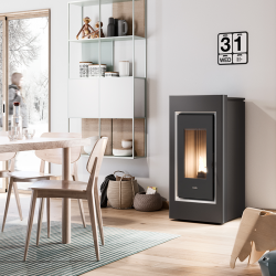 Energieffektiv pelletskamin från Ulma