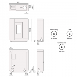 Pelletskamin CADEL Elle Plus 9|Ulma AB